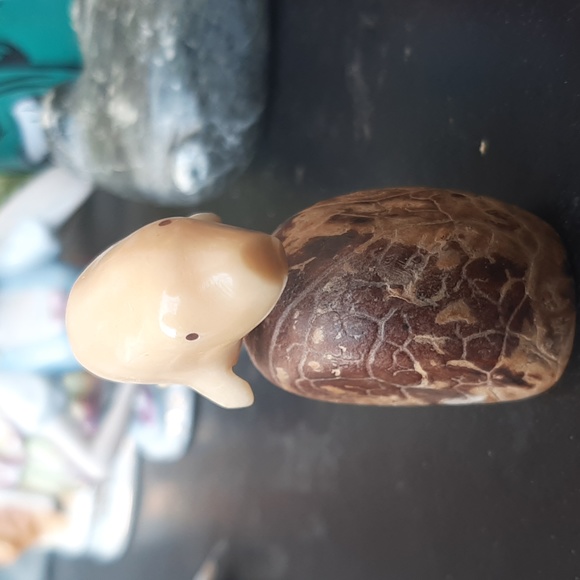 Vintage Tagua Nut carving manatee - Picture 2 of 3